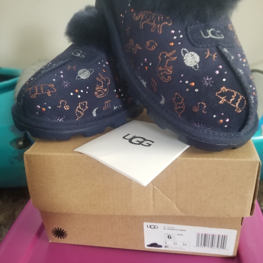 Ugg coquette  "limited edition zodiac" slipper